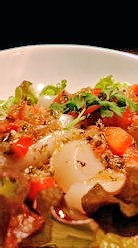 帆立貝柱のカルパッチョ